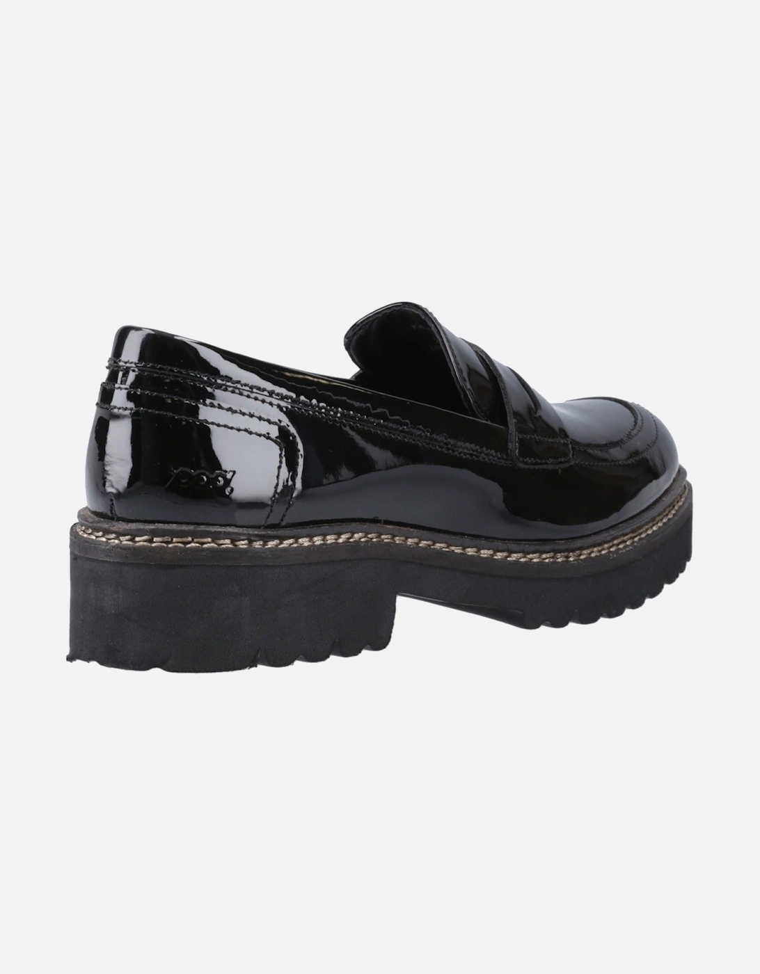 model Kenny Loafers Female in Black Patent