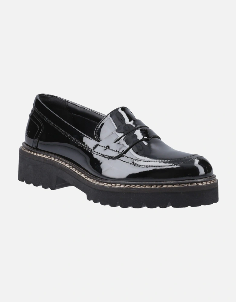 Kenny Leather Women's Black Patent Loafers