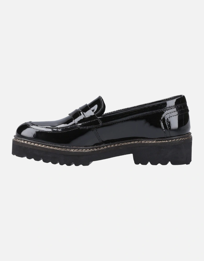 Kenny Leather Women's Black Patent Loafers