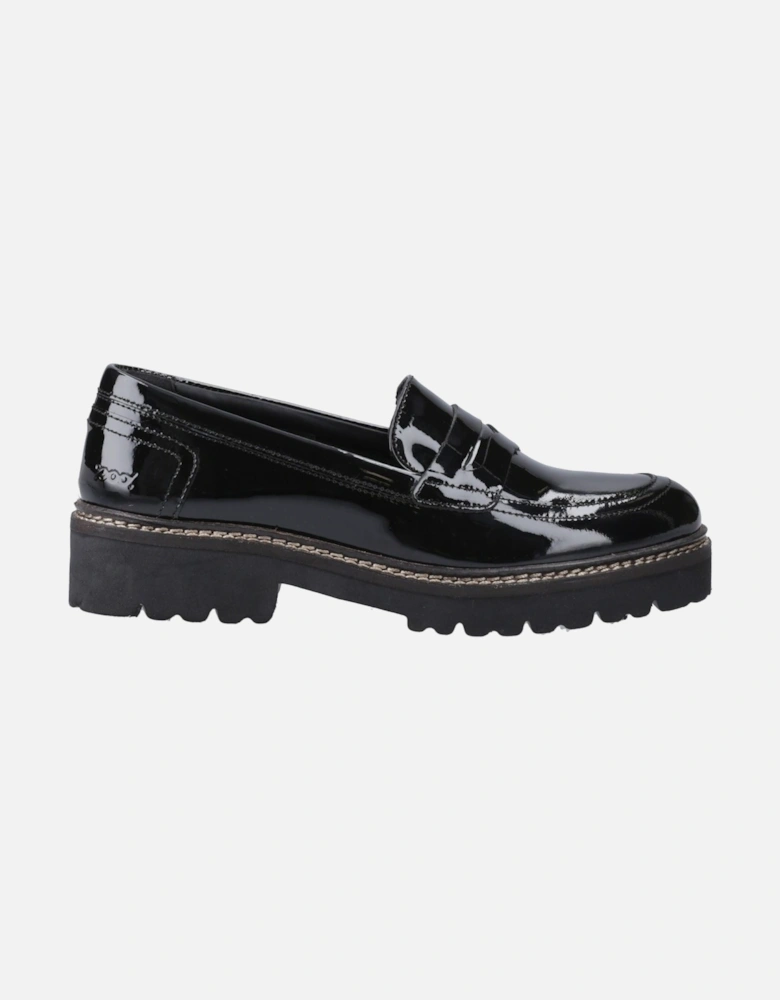 Kenny Leather Women's Black Patent Loafers