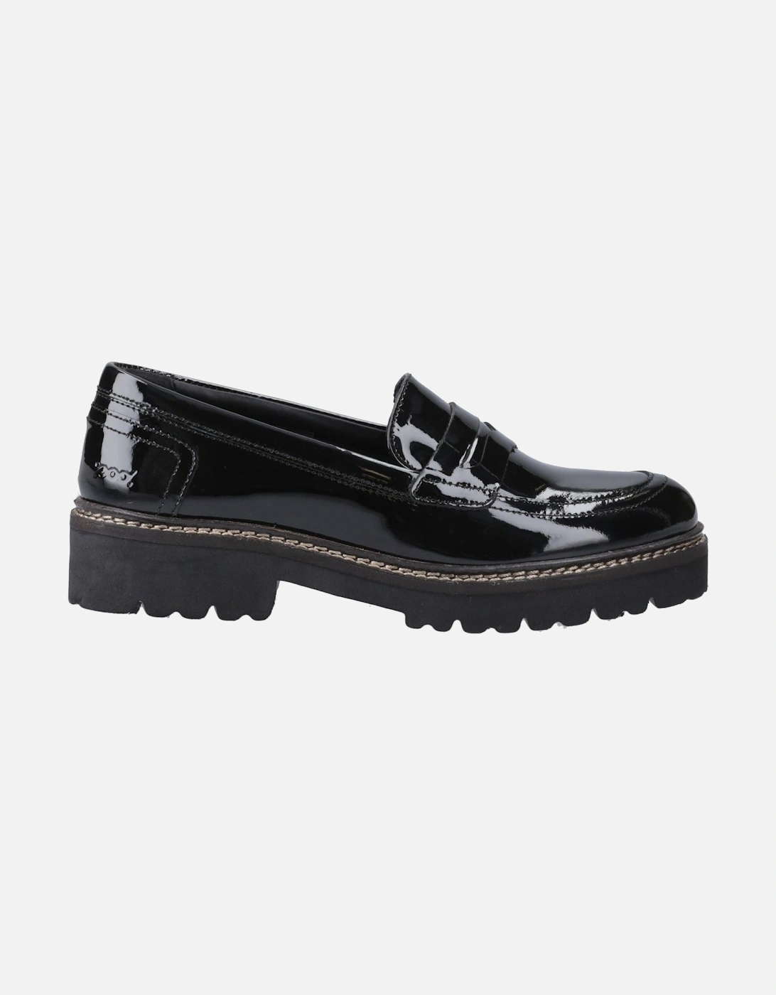 model Kenny Loafers Female in Black Patent