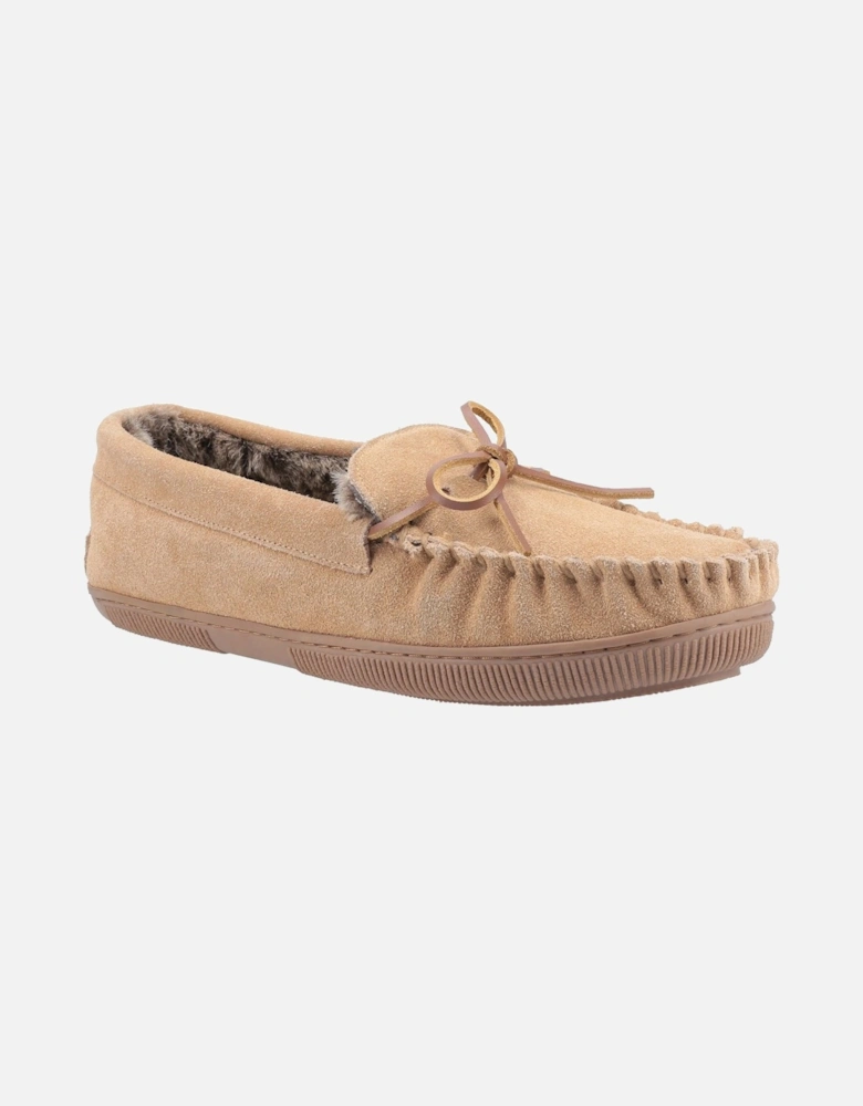 0 Suede Men's Tan Slippers