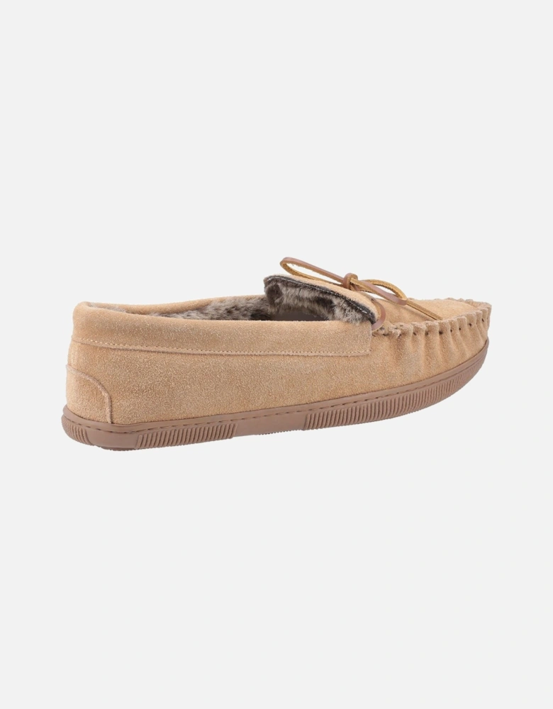 0 Suede Men's Tan Slippers