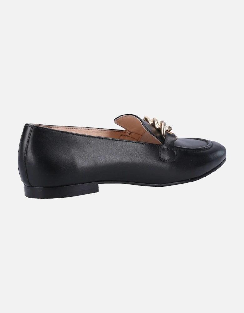 model Harper Chain Loafer Female in Black