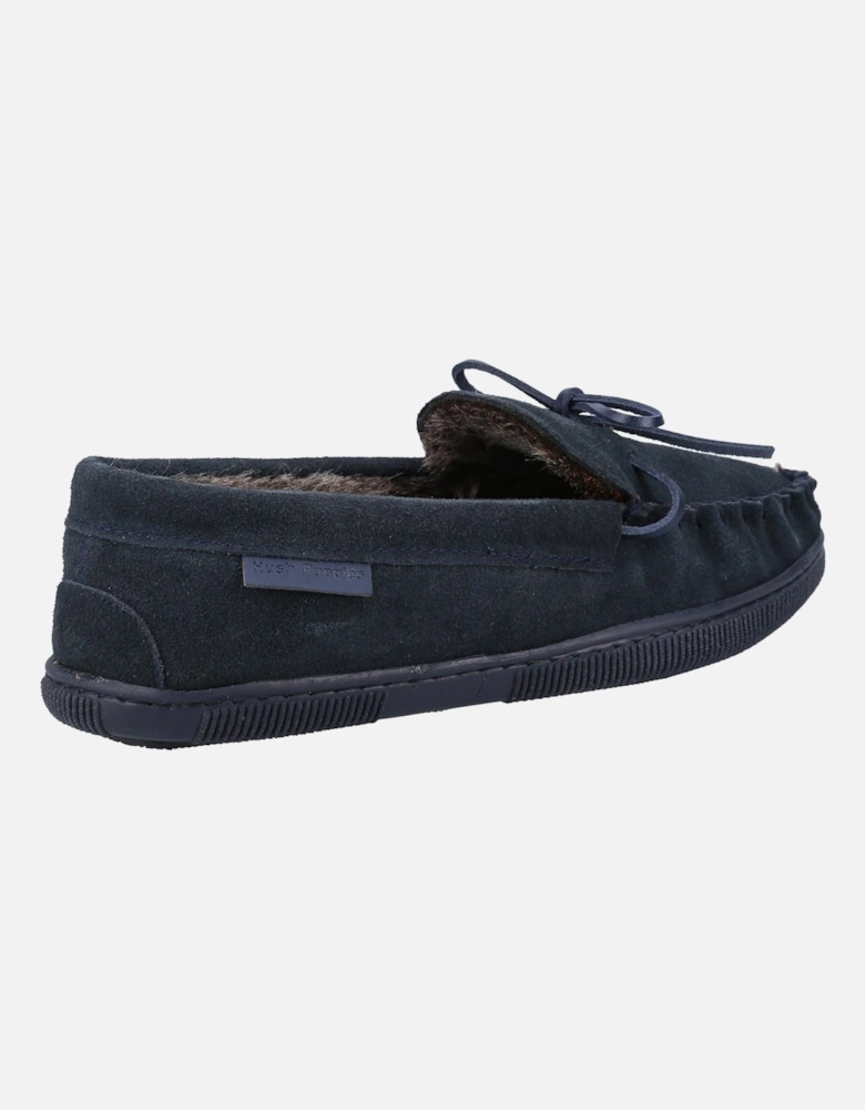 0 Suede Men's Navy Slippers