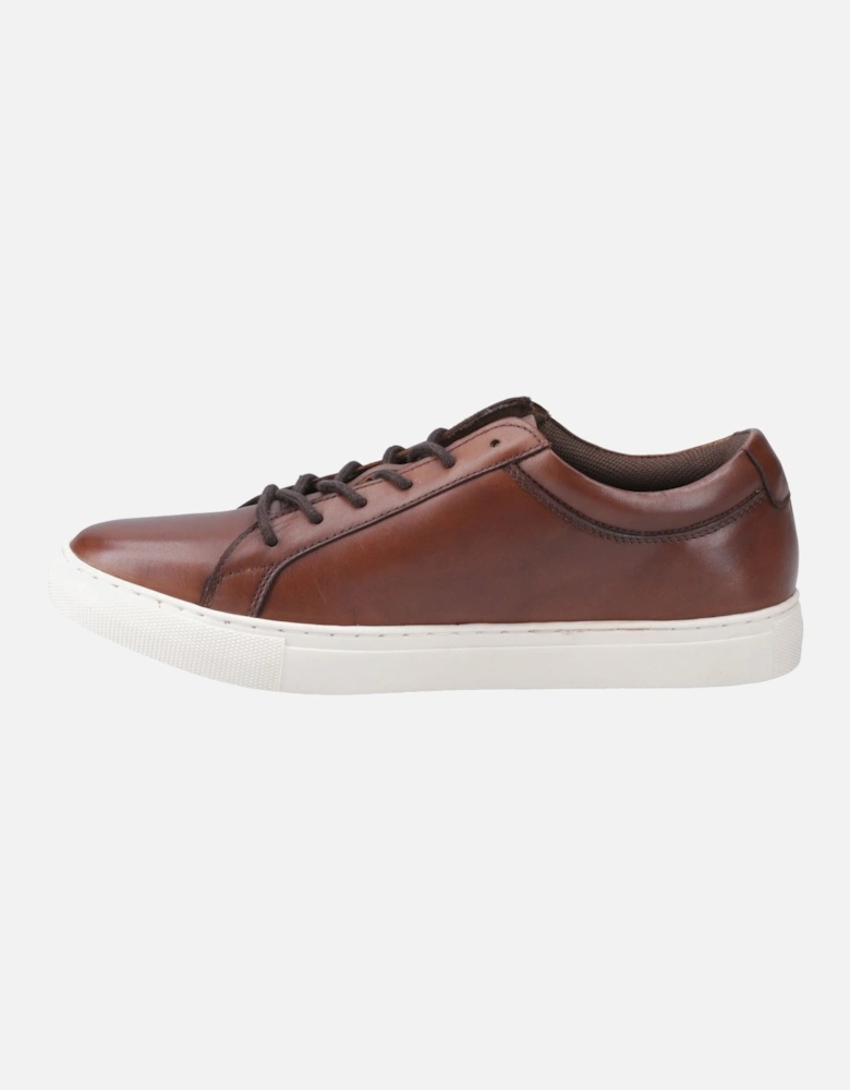 Galaxy Leather Men's Cognac Trainers