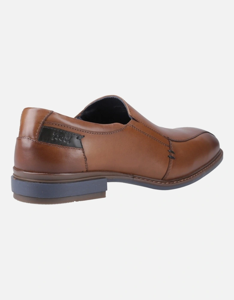 Spear Leather Men's Cognac Slip-On Shoes