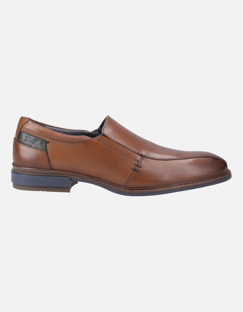 Spear Leather Men's Cognac Slip-On Shoes