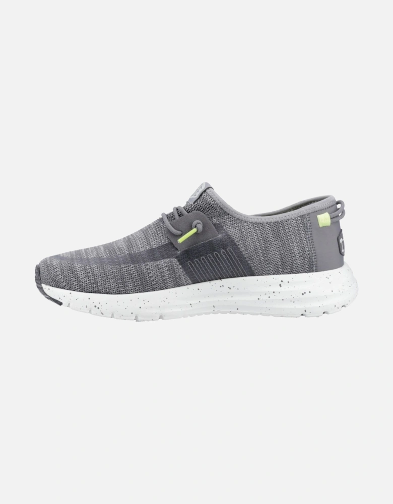 HEYDUDE Sirocco Sport Mode Nylon Men's Heather Grey/Charcoal Trainers