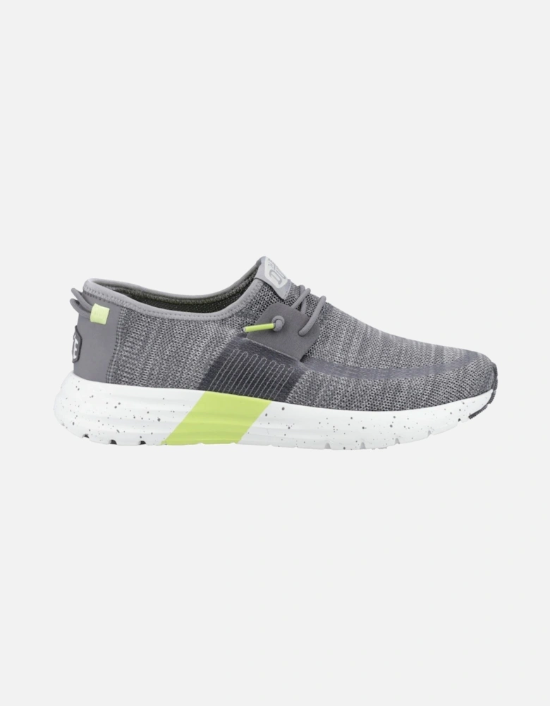 HEYDUDE Sirocco Sport Mode Nylon Men's Heather Grey/Charcoal Trainers