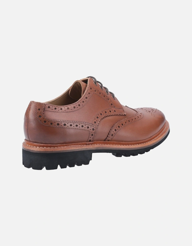 Quenington Commando Leather Men's Brown Lace-Up Shoes