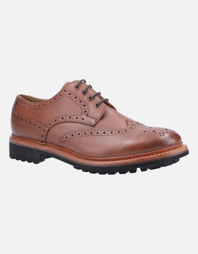 Quenington Commando Leather Men's Brown Lace-Up Shoes