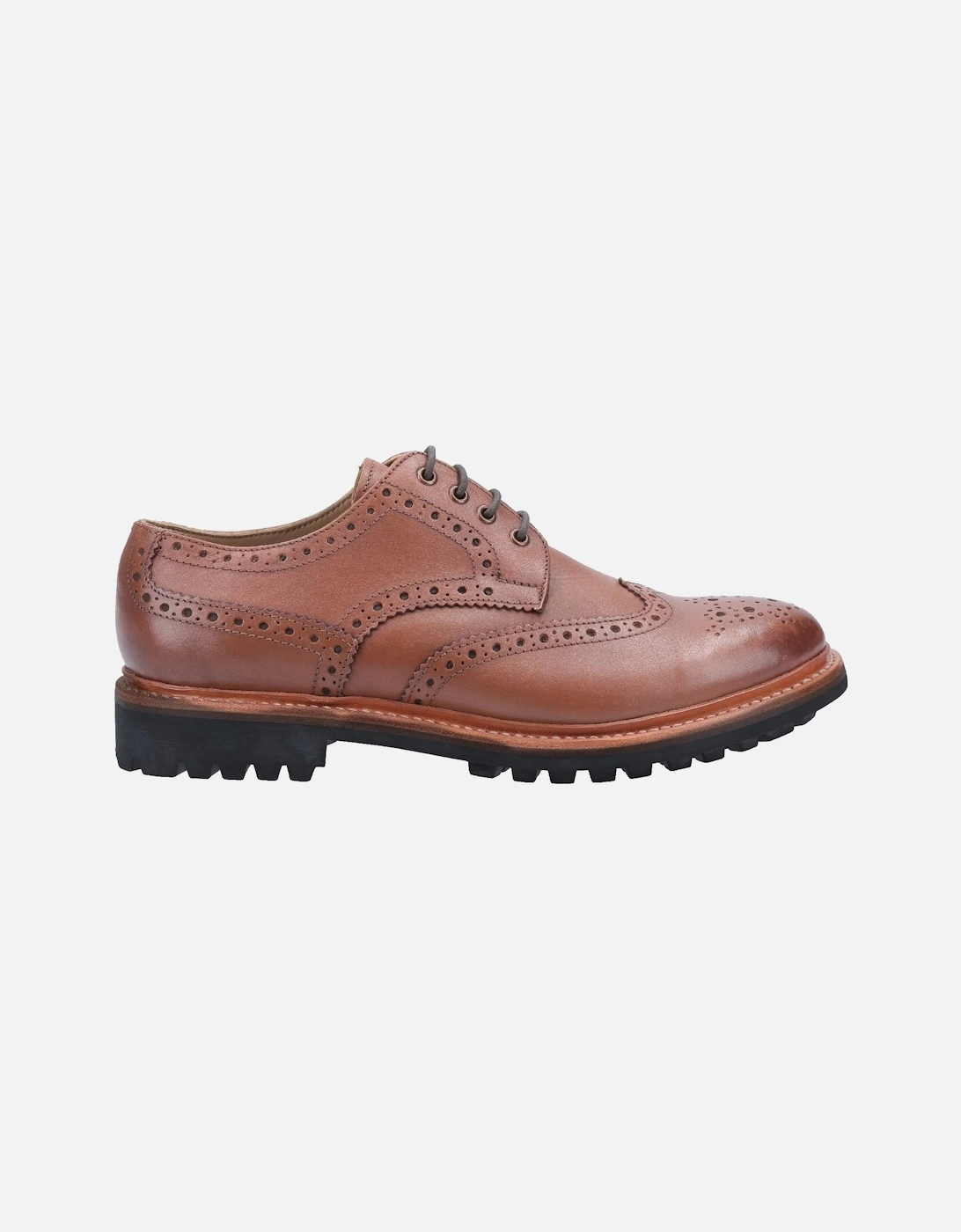 Quenington Commando Leather Men's Brown Lace-Up Shoes