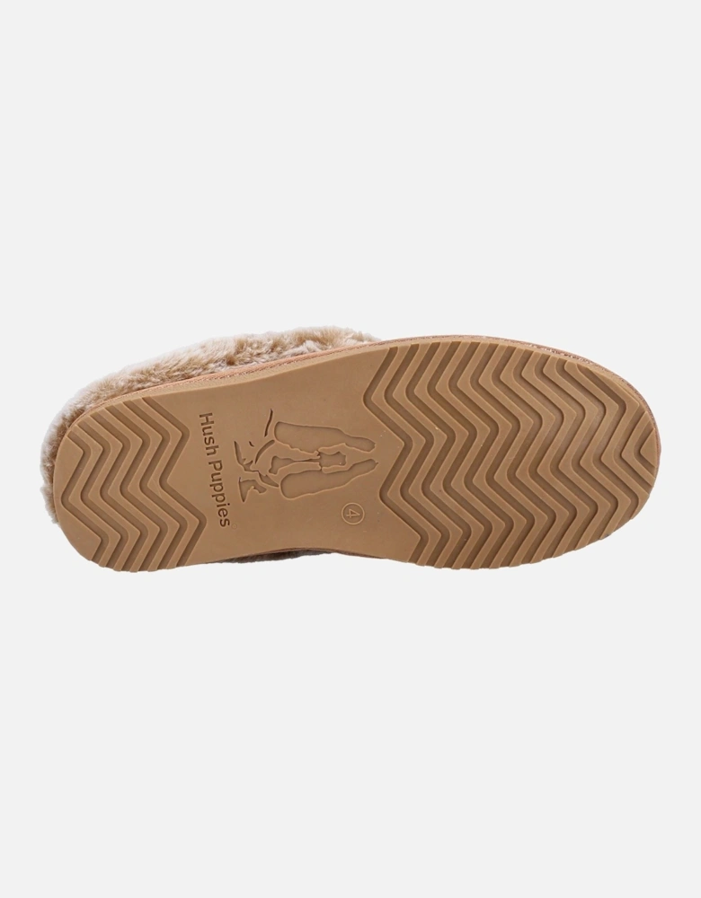 Amara Suede Women's Tan Slippers