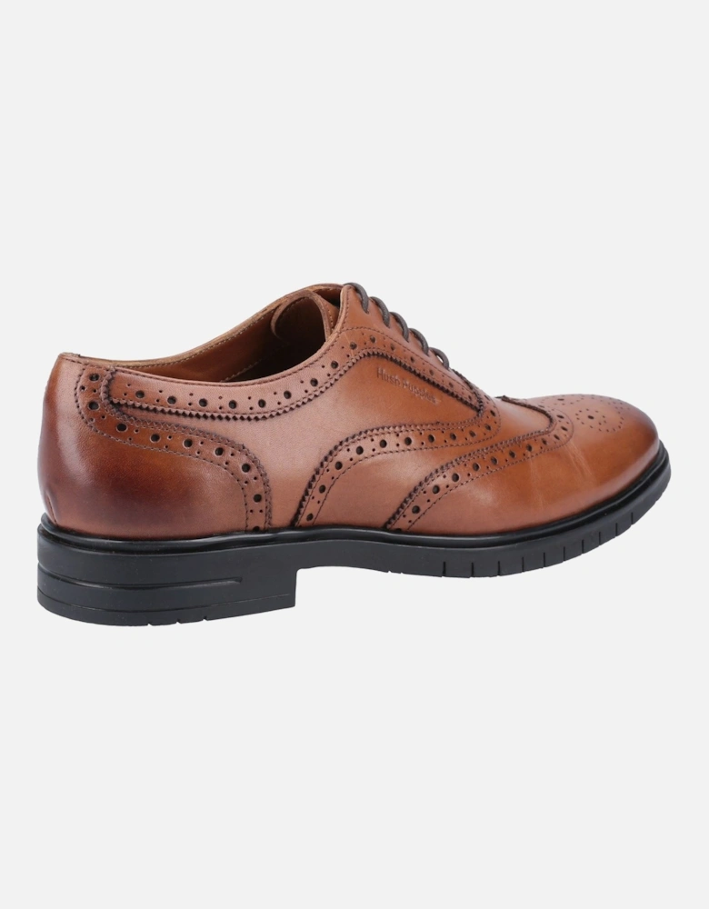 Santiago Leather Men's Tan Lace-Up Shoes