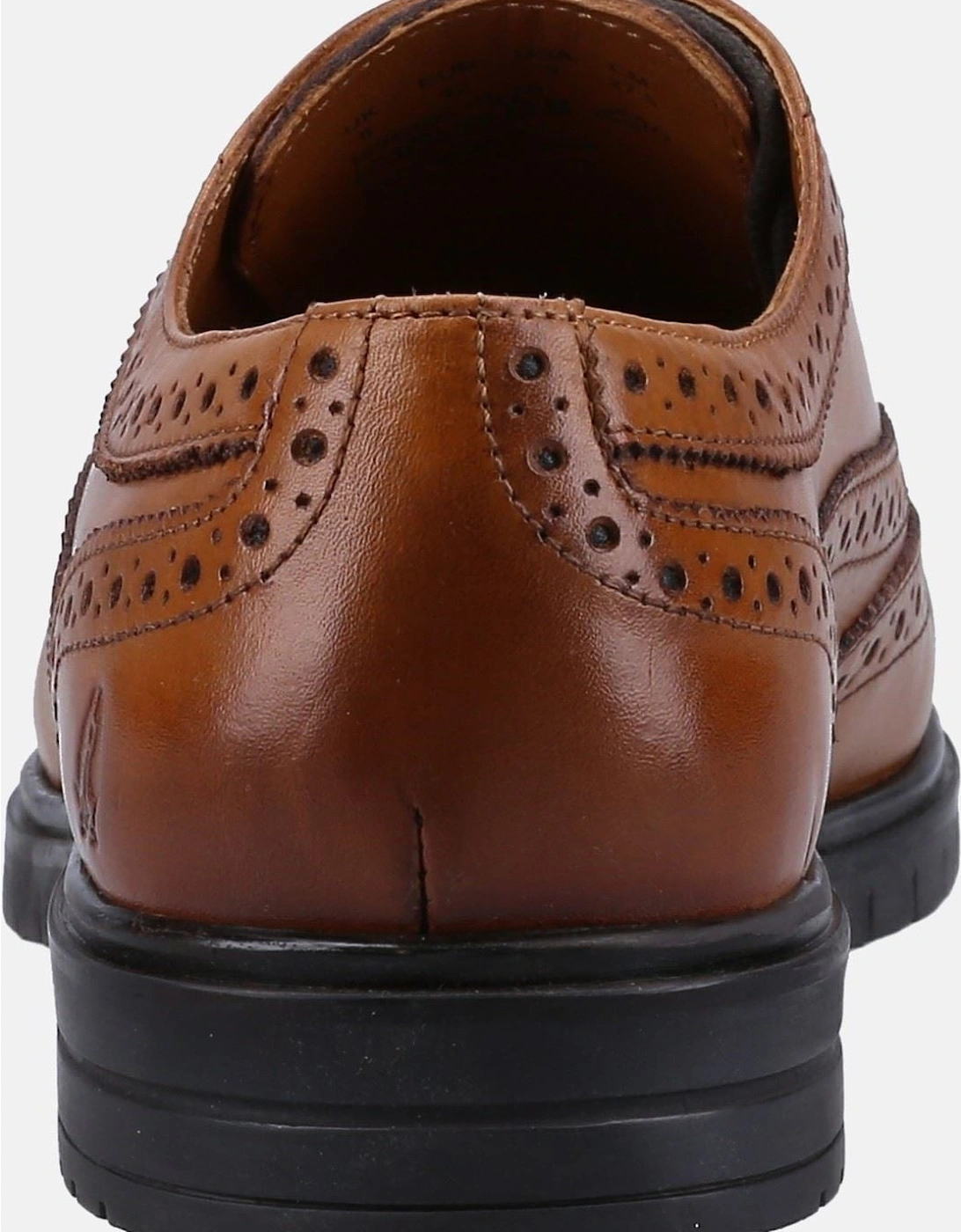 Santiago Leather Men's Tan Lace-Up Shoes