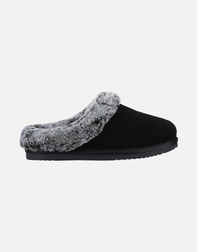 Amara Suede Women's Black Slippers