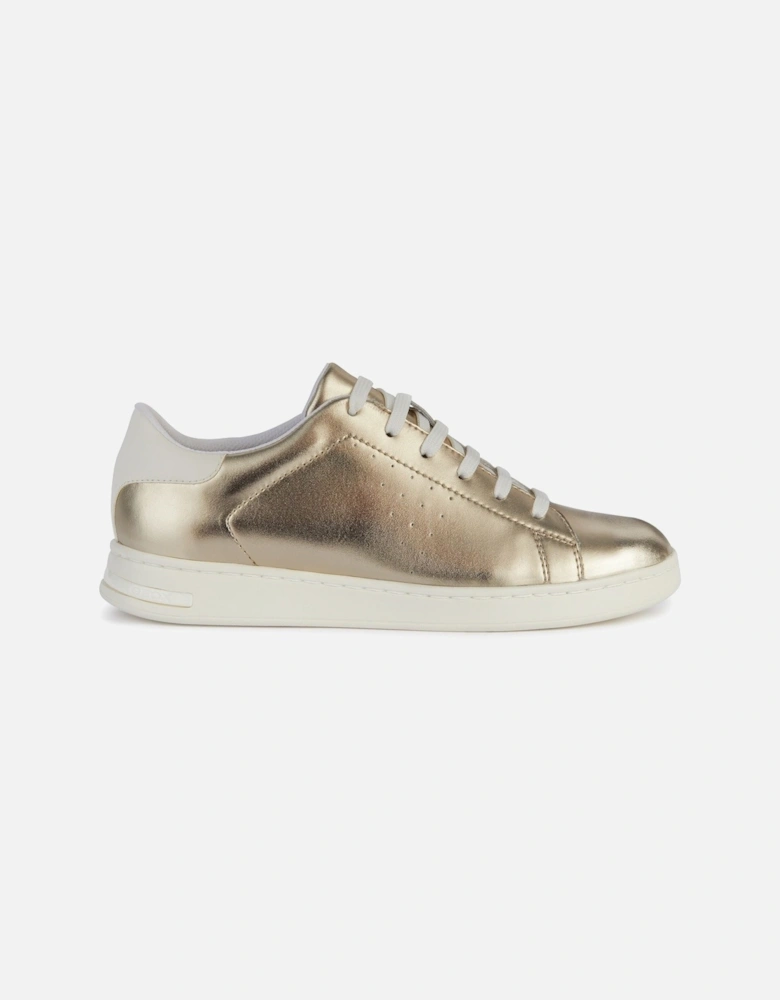 D Jaysen B Leather Women's Light Gold/Optic White Trainers