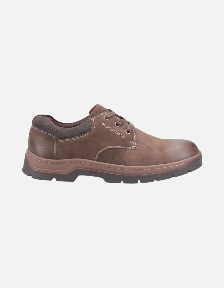 model Thickwood Burnished Leather Casual Shoe Male in Brown