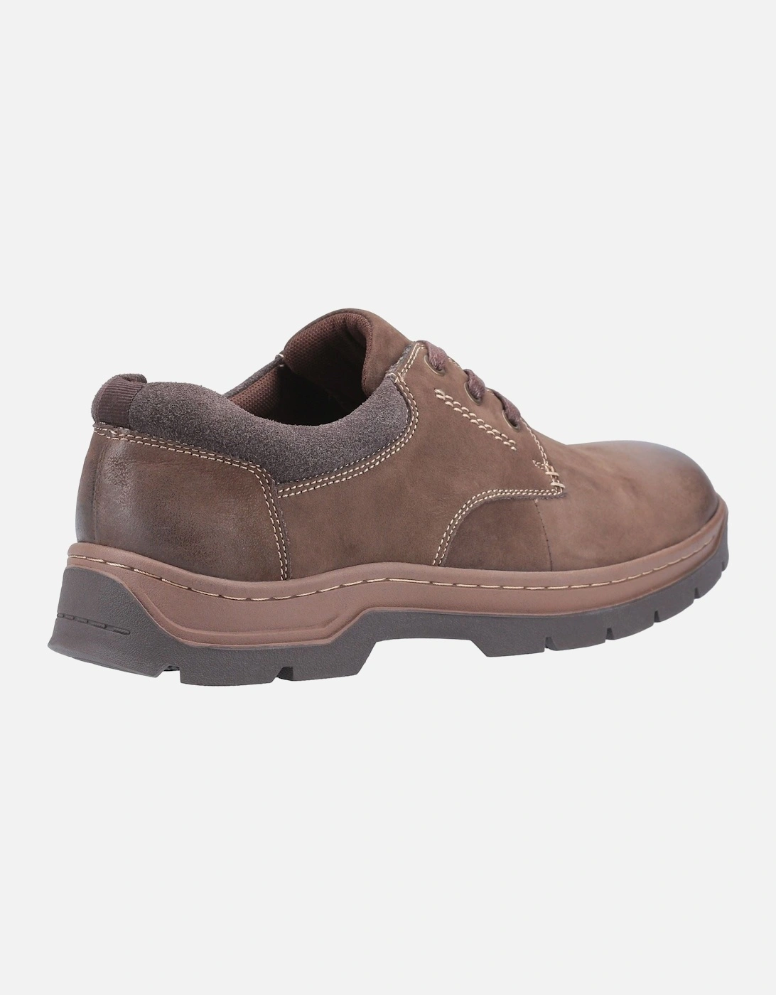 model Thickwood Burnished Leather Casual Shoe Male in Brown