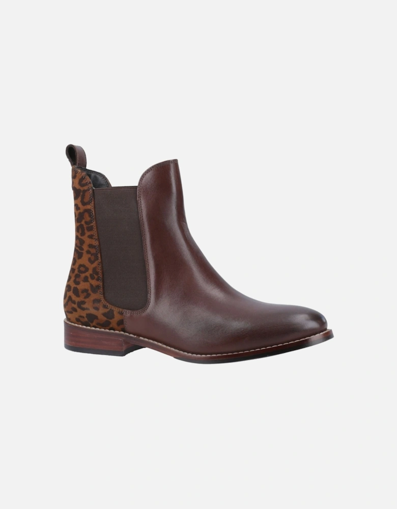 Colette Suede Women's Leopard Boots