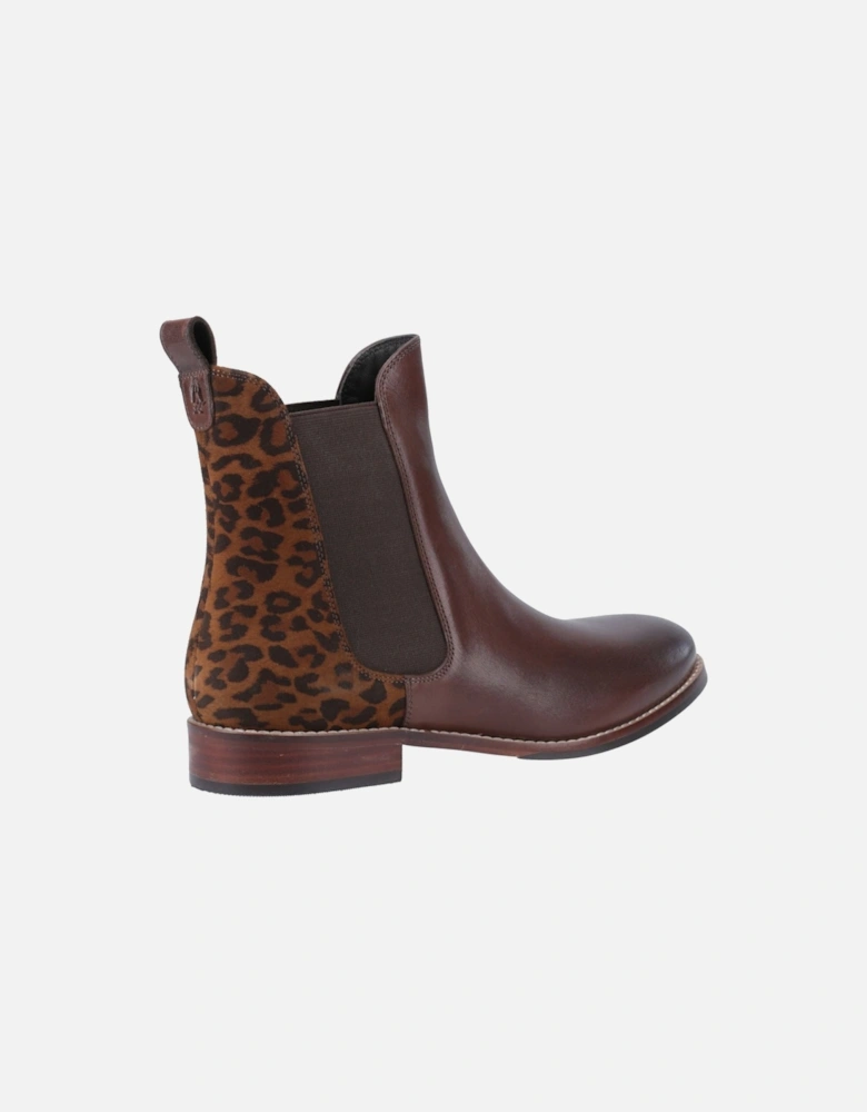 Colette Suede Women's Leopard Boots