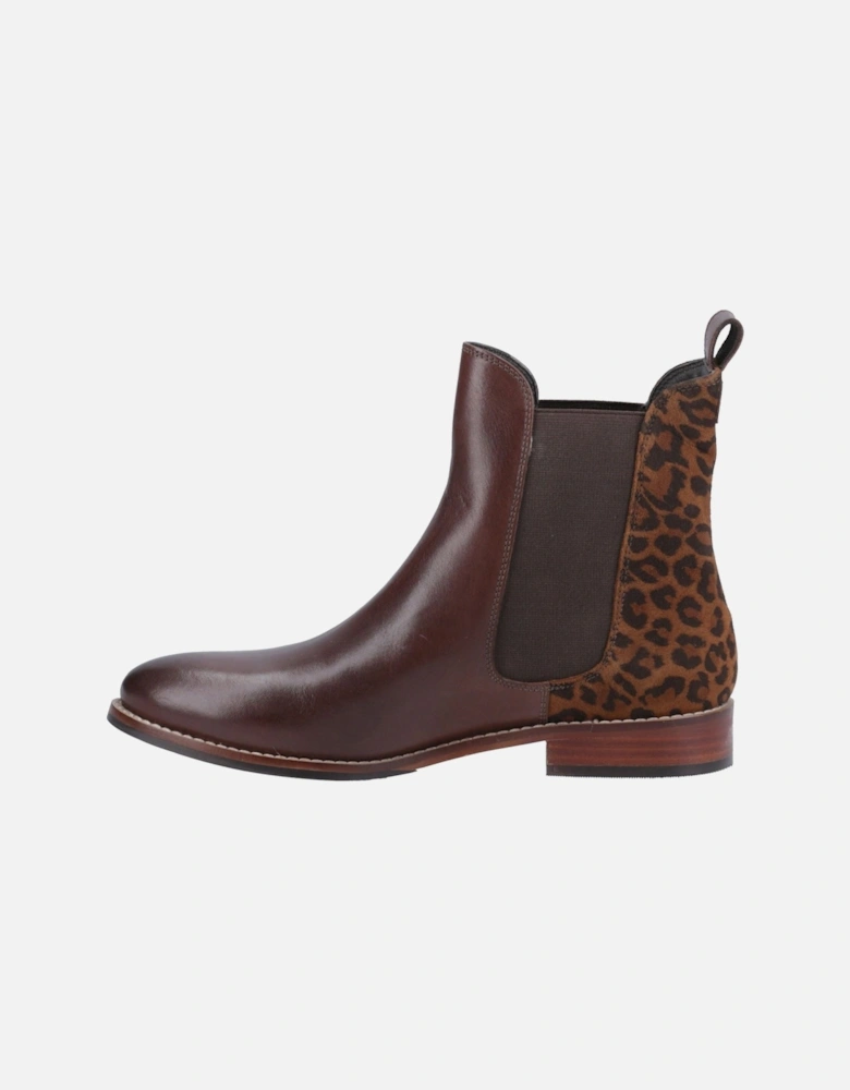 Colette Suede Women's Leopard Boots