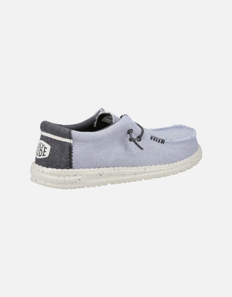 HEYDUDE model Wally Coastline Jute Shoe Male in Stone White