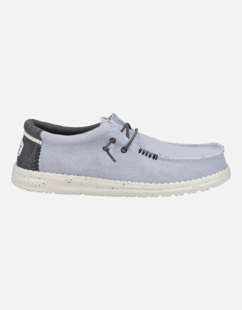 HEYDUDE model Wally Coastline Jute Shoe Male in Stone White