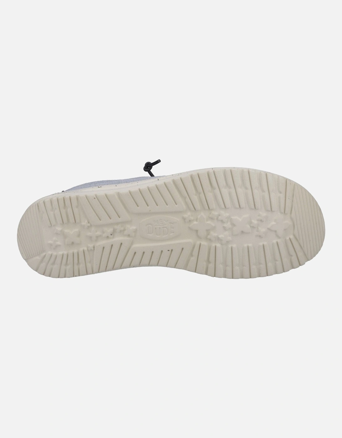 HEYDUDE model Wally Coastline Jute Shoe Male in Stone White