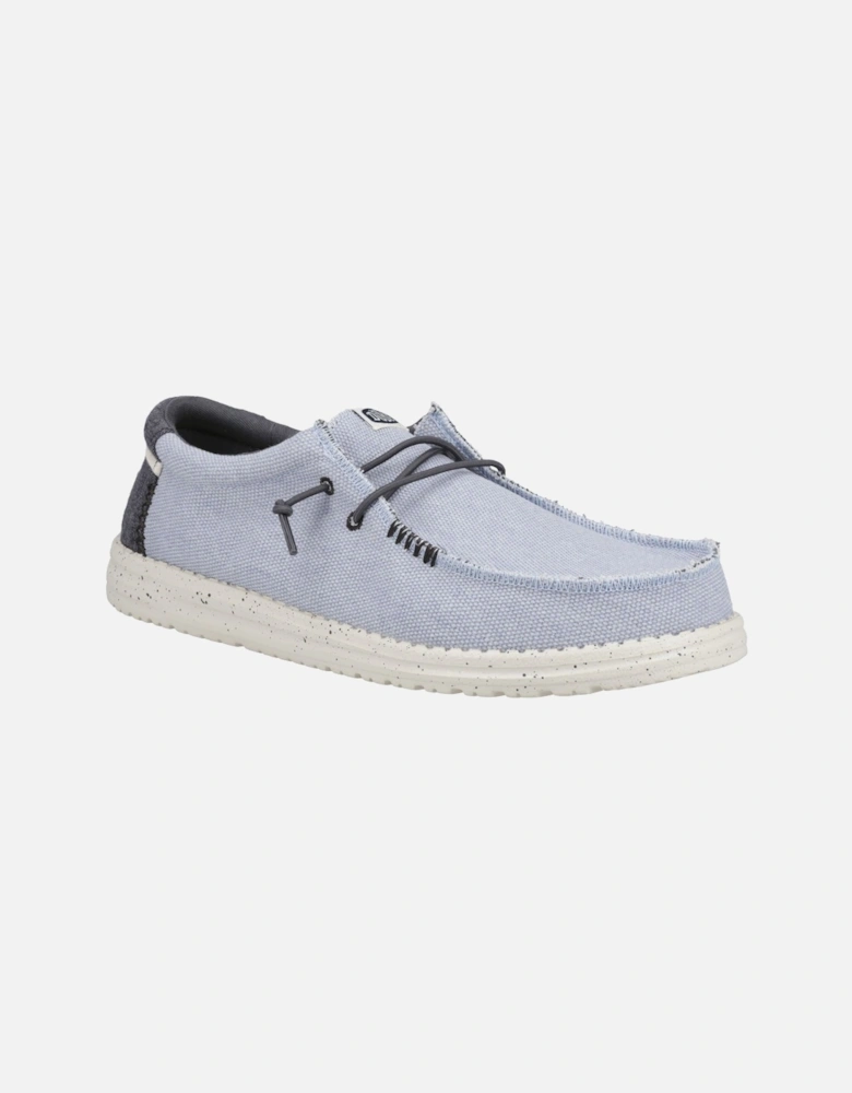 HEYDUDE model Wally Coastline Jute Shoe Male in Stone White