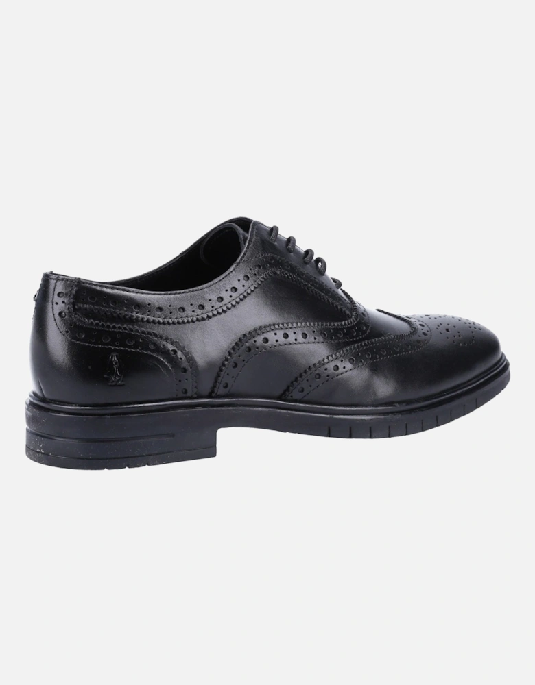 Santiago Leather Men's Black Lace-Up Shoes