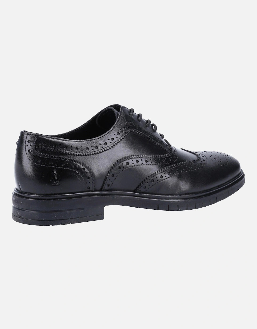 Santiago Leather Men's Black Lace-Up Shoes