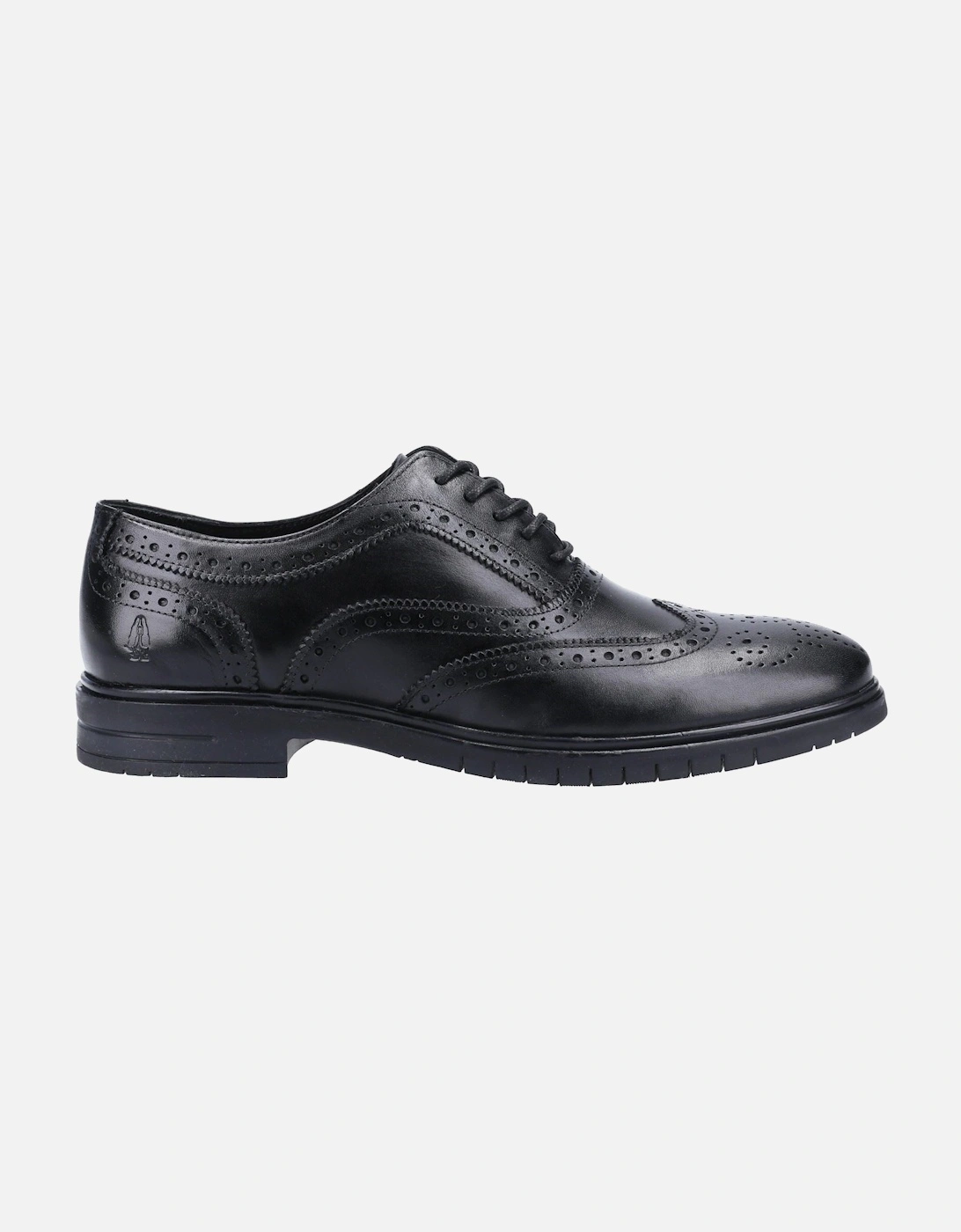 Santiago Leather Men's Black Lace-Up Shoes