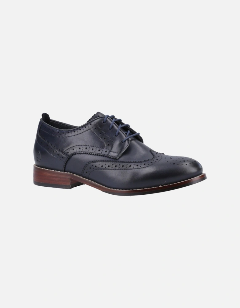 Natalia Leather Women's Navy Brogues Shoes