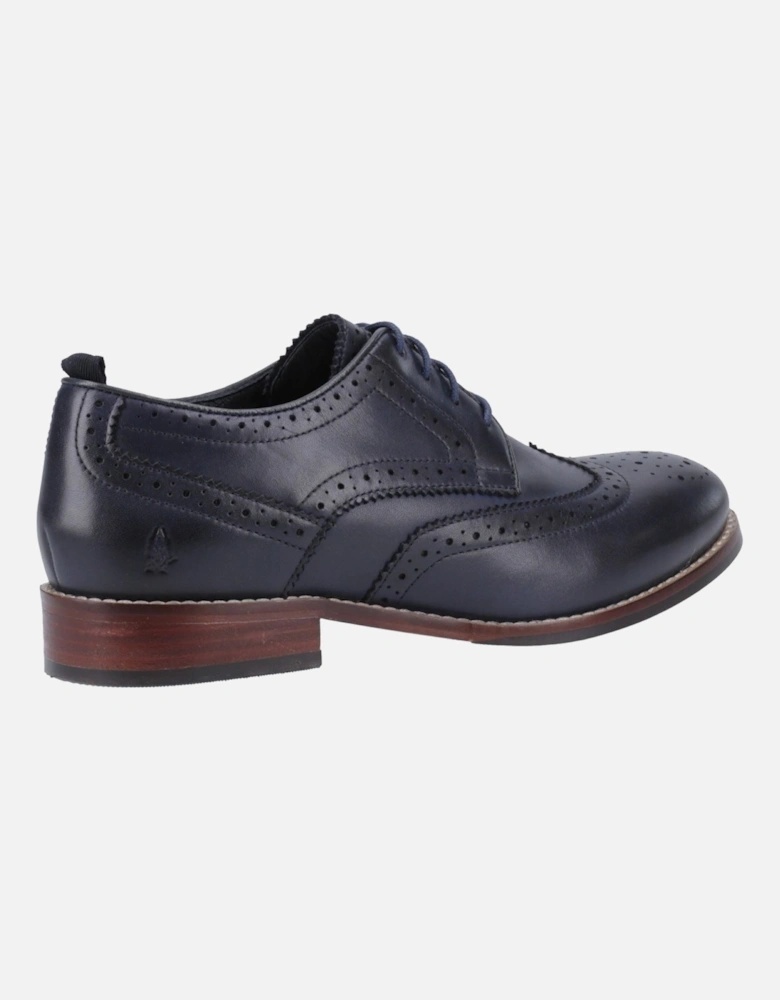 Natalia Leather Women's Navy Brogues Shoes