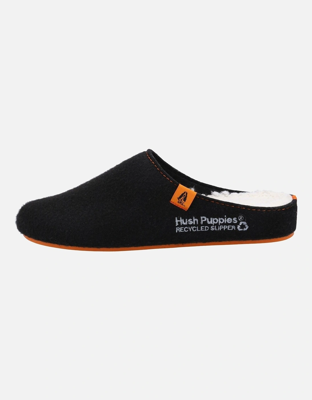 The Good 90% Recycled RPET Polyester Men's Black Slippers