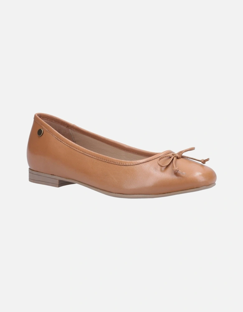 Naomi Leather Women's Tan Flats