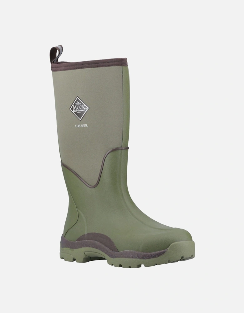 Muck Boots Calder Rubber Olive Wellington Boots