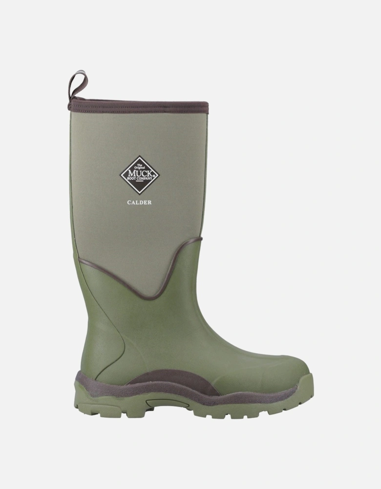 Muck Boots Calder Rubber Olive Wellington Boots