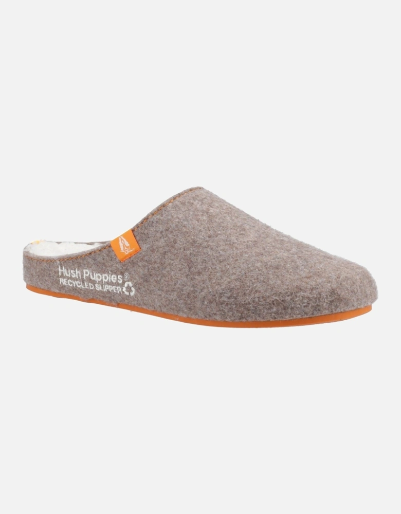 The Good 90% Recycled RPET Polyester Men's Brown Slippers