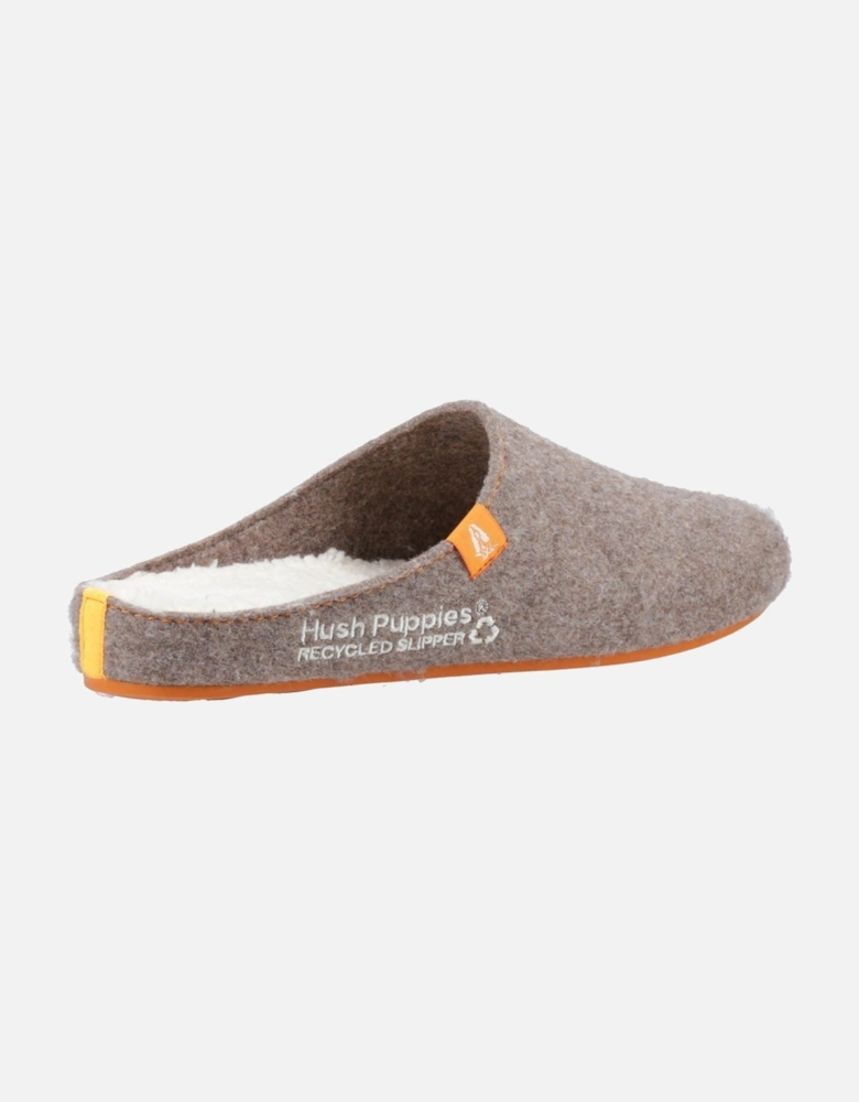 The Good 90% Recycled RPET Polyester Men's Brown Slippers