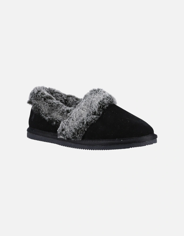 Ariel Suede Women's Black Slippers