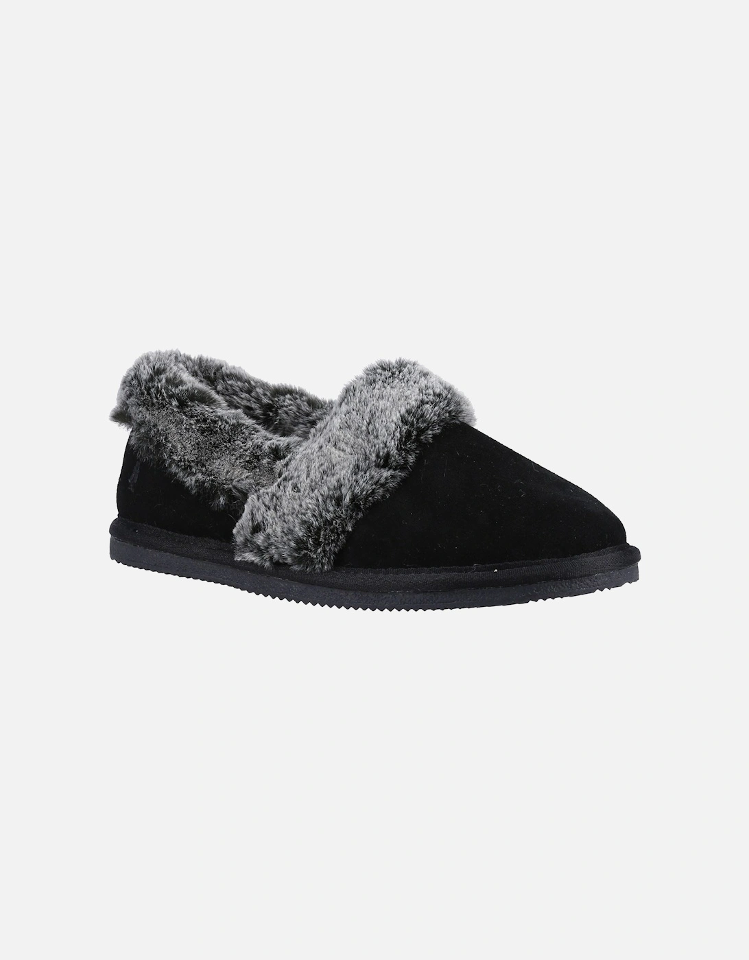 Hush Puppies Women's Black Ariel Suede Slippers Uk Size 6 - Image 2