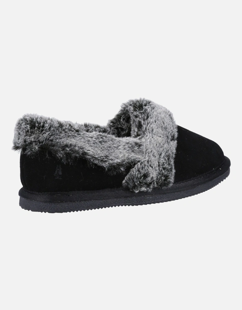 Ariel Suede Women's Black Slippers