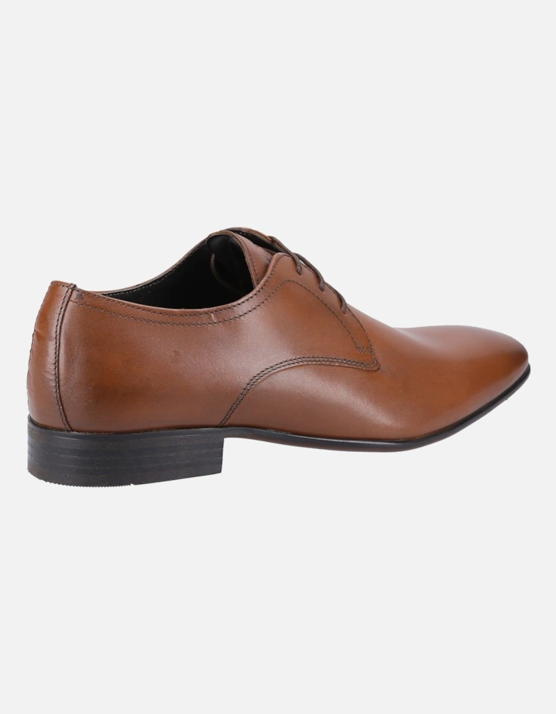 London Seymour Leather Men's Burnt Tan Oxford Shoes