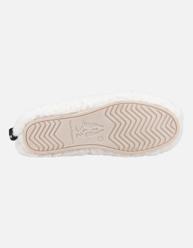 Emily Faux Fur Women's Cream Slippers