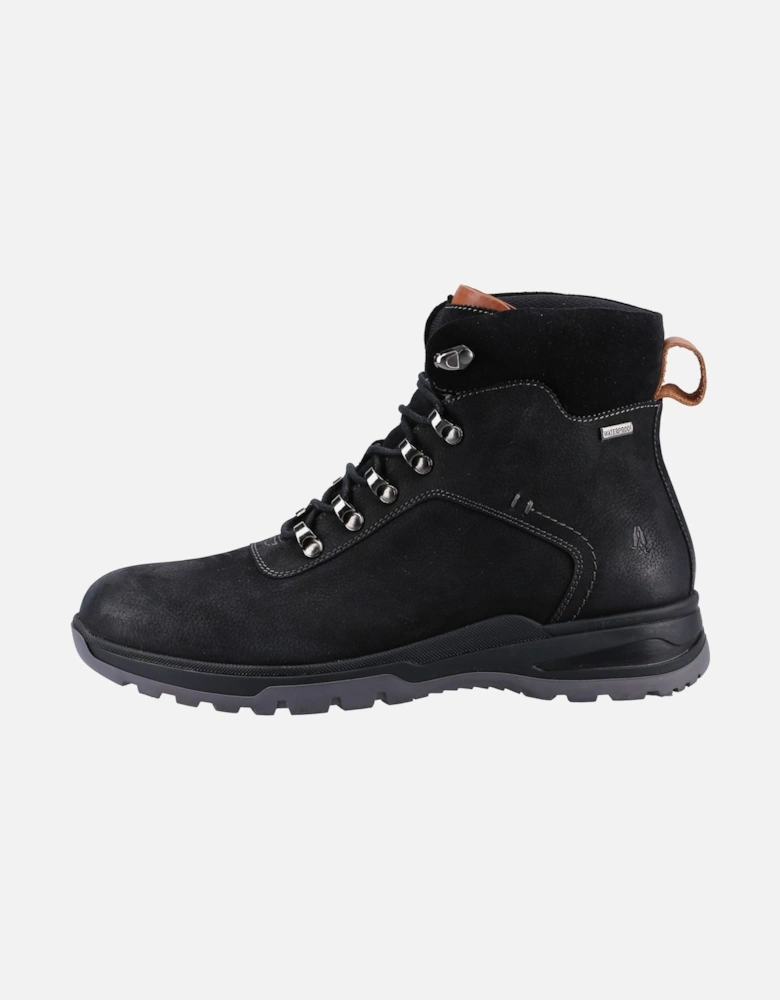 Paul Leather Men's Black Nubuck Boots