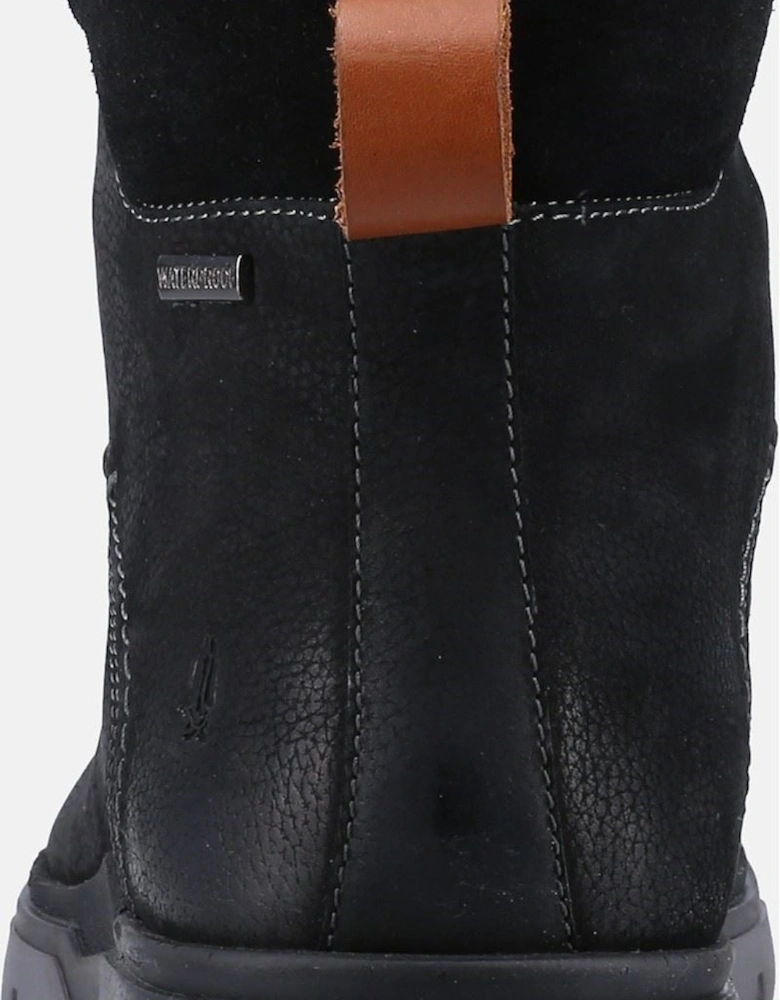 Paul Leather Men's Black Nubuck Boots