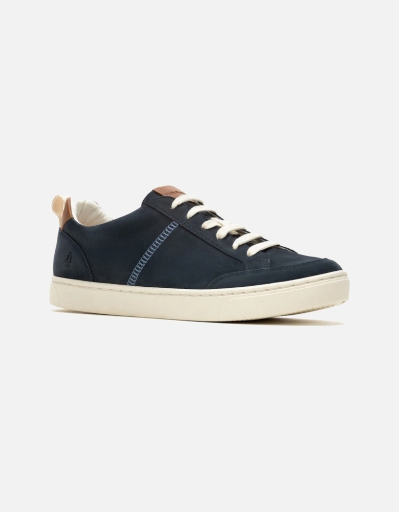 The Good Low Top Leather Men's Navy Trainers